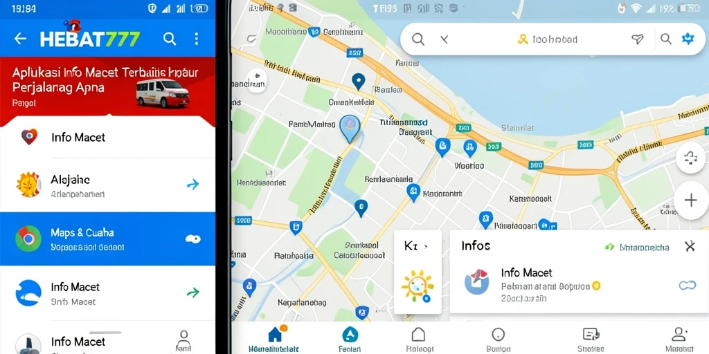 Antarmuka HEBAT777 menampilkan kondisi lalu lintas secara real-time.