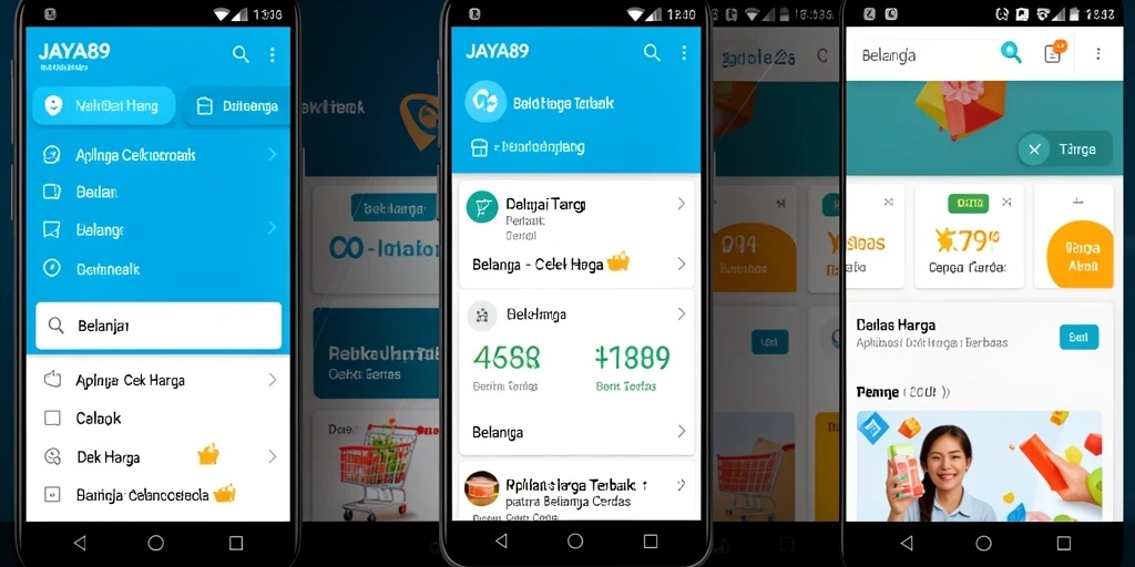 Antarmuka JAYA89 menampilkan daftar harga produk dengan jelas dan mudah dibaca.