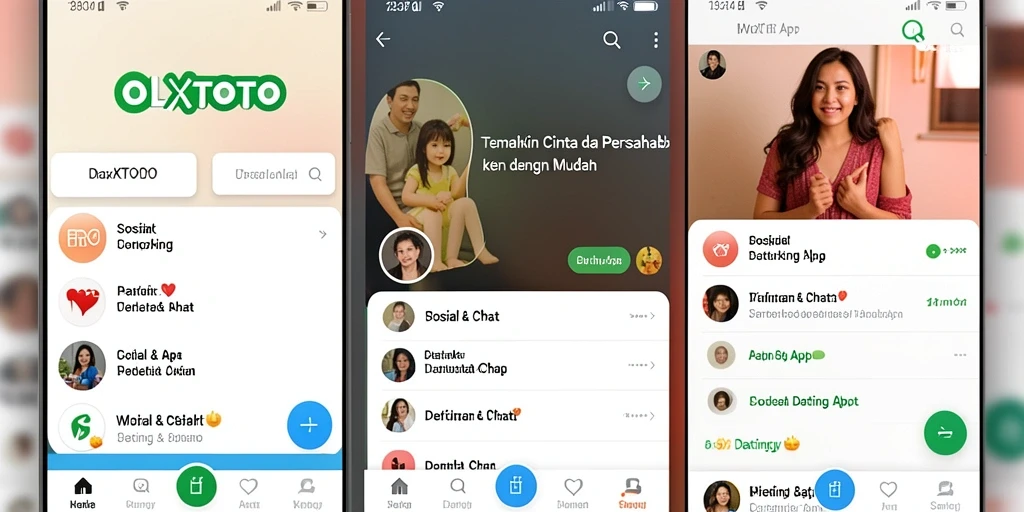 Tampilan antarmuka pengguna OLXTOTO yang modern dan menarik.