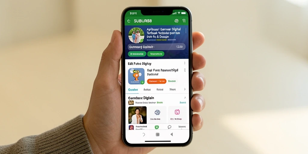 Antarmuka SUBUR88 yang menarik dan kaya fitur untuk Gambar Digital.
