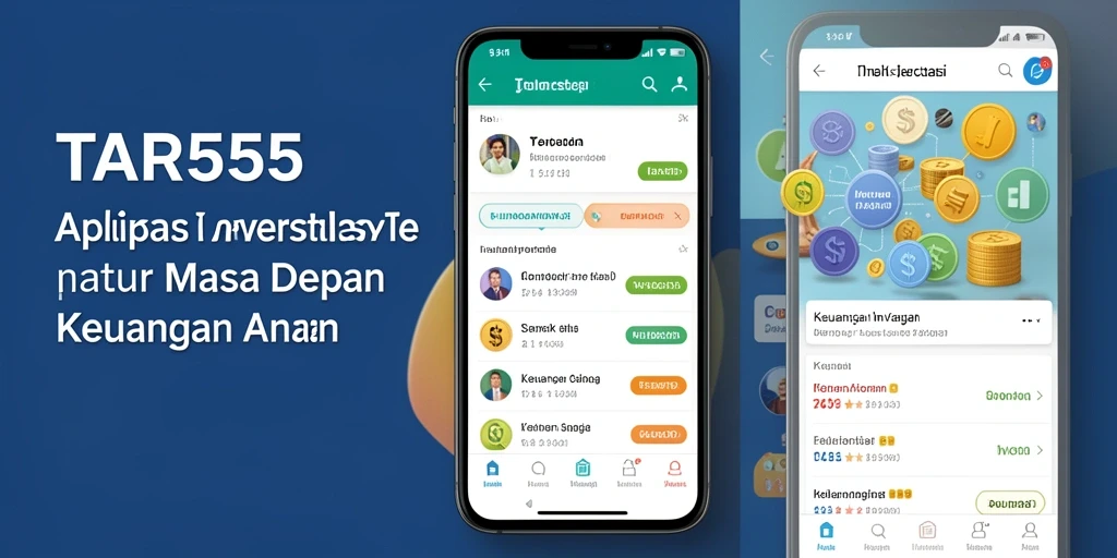 Antarmuka aplikasi TAR555 yang intuitif dan profesional.