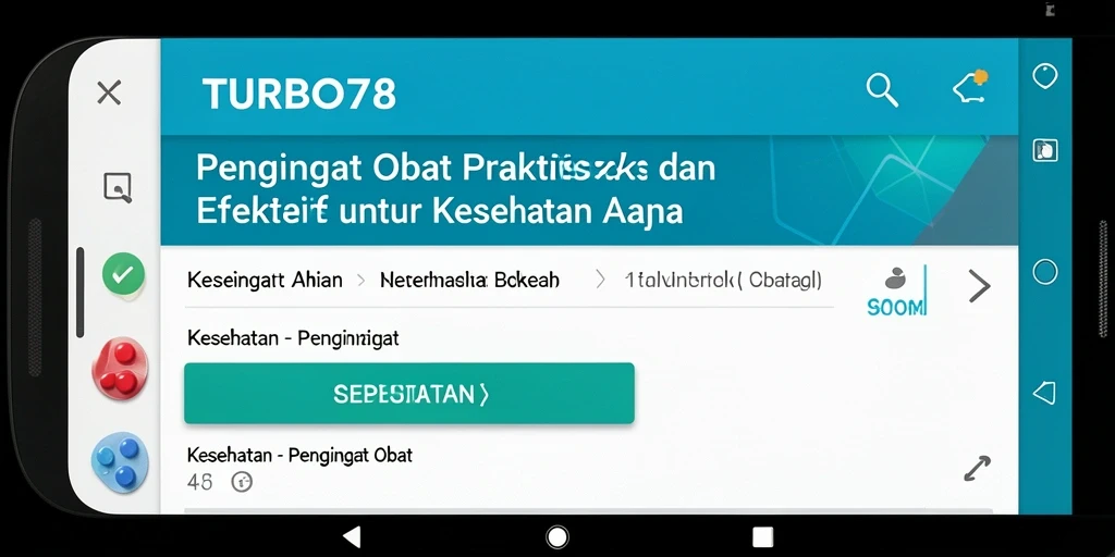 Antarmuka yang sederhana untuk Pengingat Obat TURBO78.